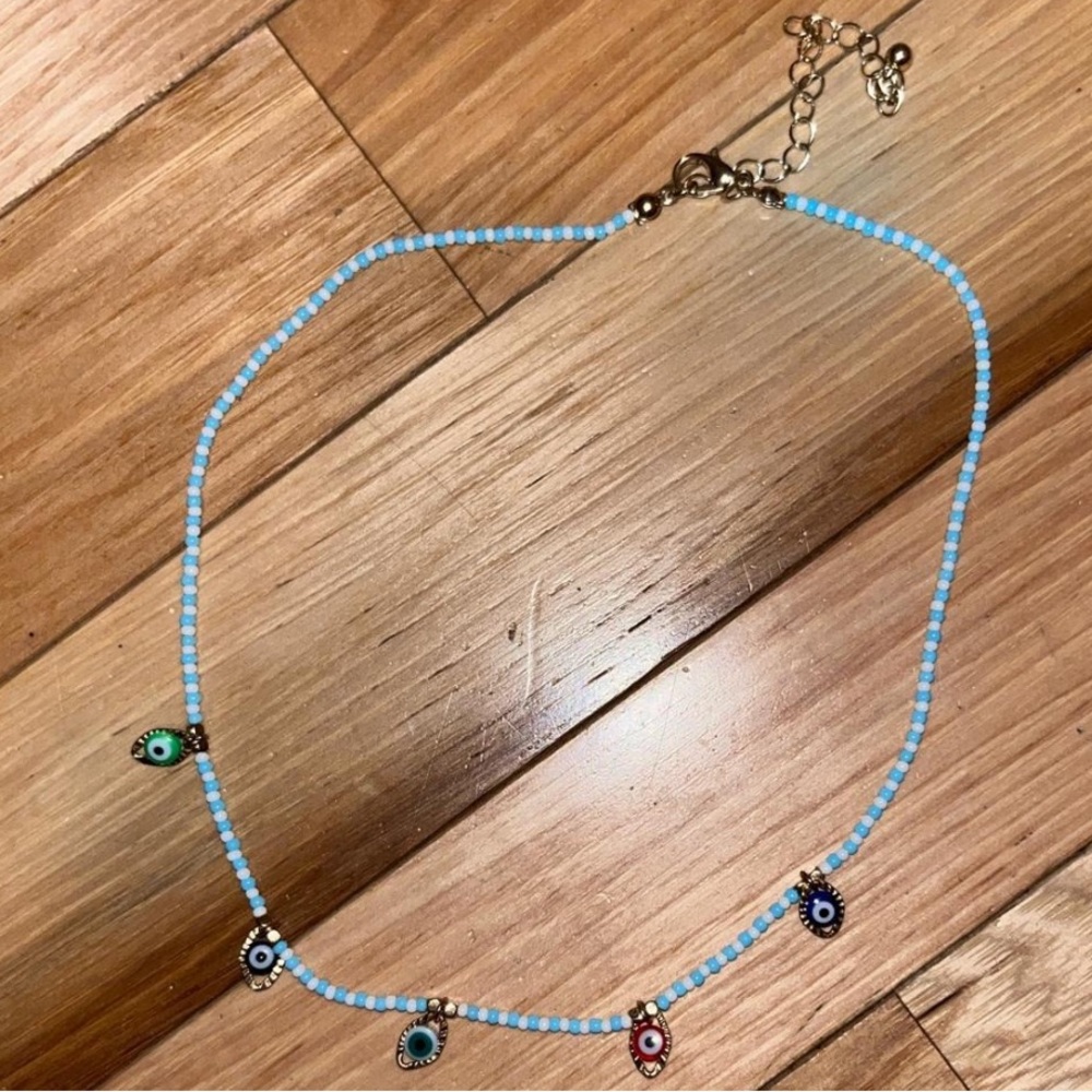evil eye necklace from franchescas